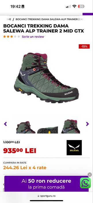 Bocanci Salewa Alp Trainer 2 Mid GTX, 3 sezoane