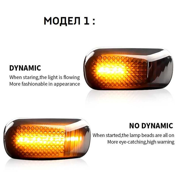 Динамични LED странични мигачи за Honda Civic, Partner , CR-V, , HR-V
