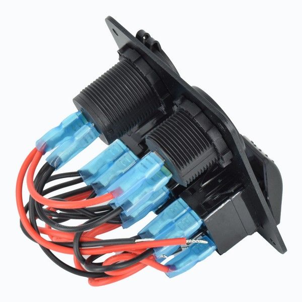 Panou Jeep ATV cu intrerupatoare Voltmetru 3 Intrerup. si USB cod4