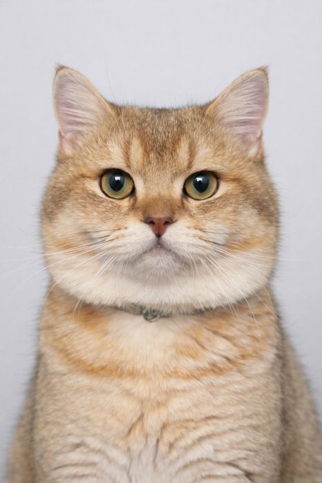 Кот на вязку - британская золотая шиншилла