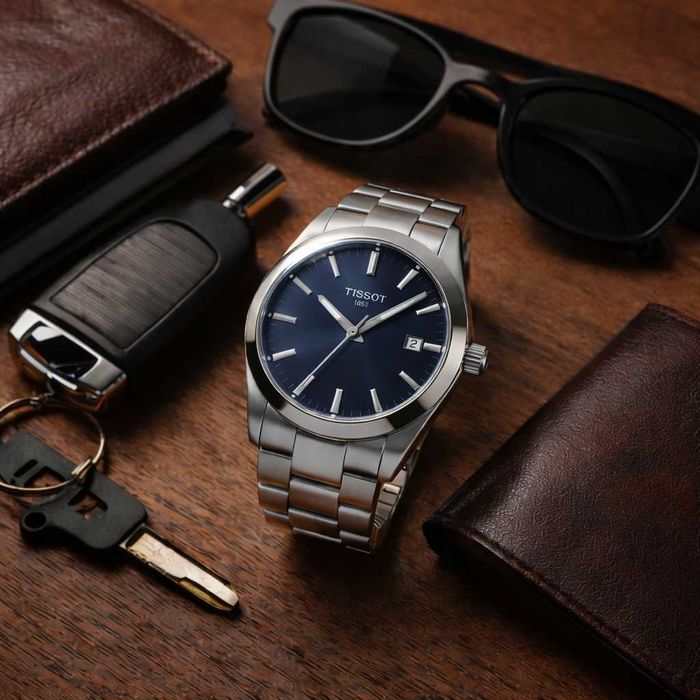 Tissot Gentleman 40mm Swiss Made – Safir, Oțel Inoxidabil