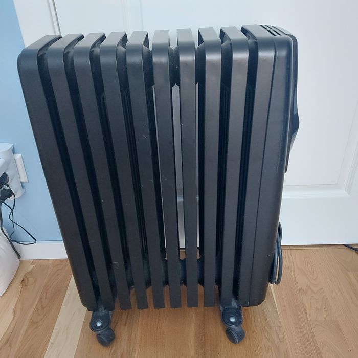 Tesy, електрически маслен радиатор, 10 ребра, 2500 W - черен