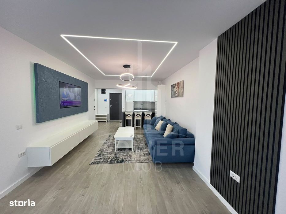 Apartament cu 2 camere de lux  – prima închiriere, lângă Shopping City