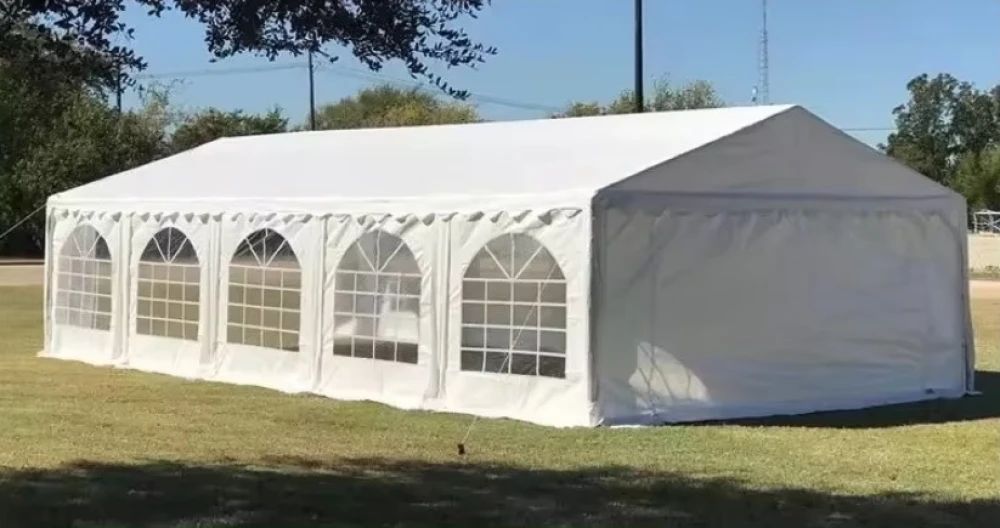 Cort evenimente, 4x10 M, Cort PE, Alb