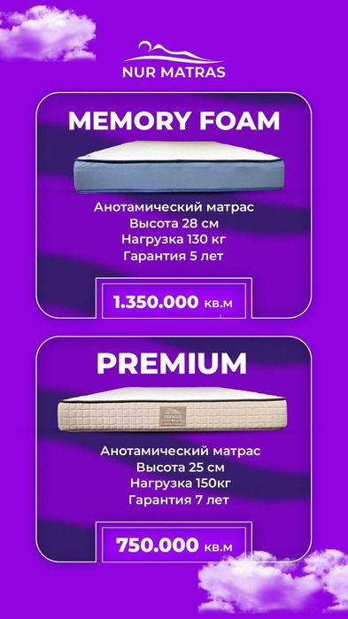 Анотамический премиум Независимый пружинный 7 лет гарантия