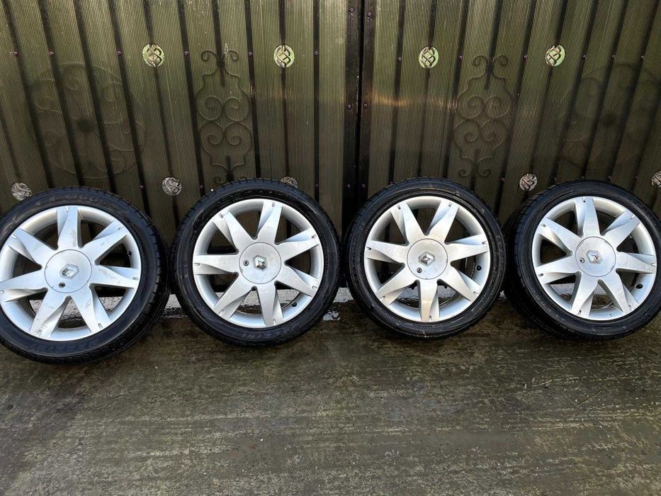 Jante aliaj 17 Renault cu anvelope 225/45 R17   2x Vara/2x All Season