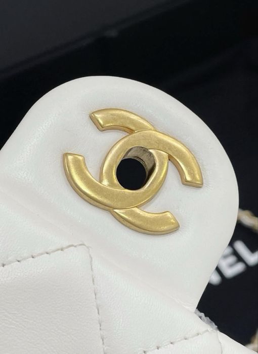 Geanta Chanel pearl crush alb premium pe stoc