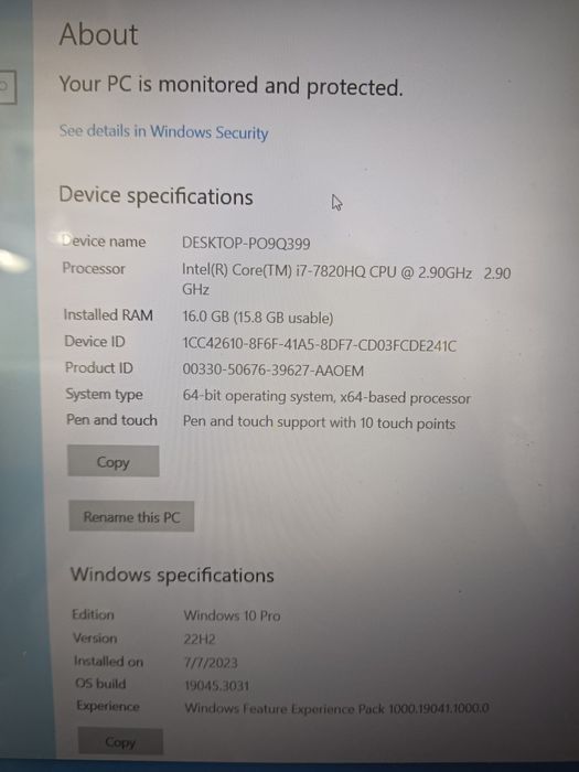 Lenovo ThinkPad P51 Amanet BKG