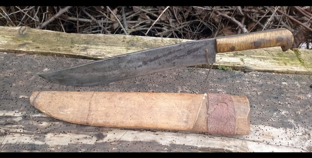 Стар автентичен овчарски нож.Каракулак.Аккулак.