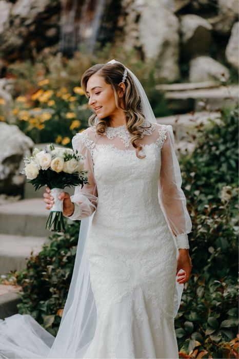 Rochie de mireasa Sirena cu trena