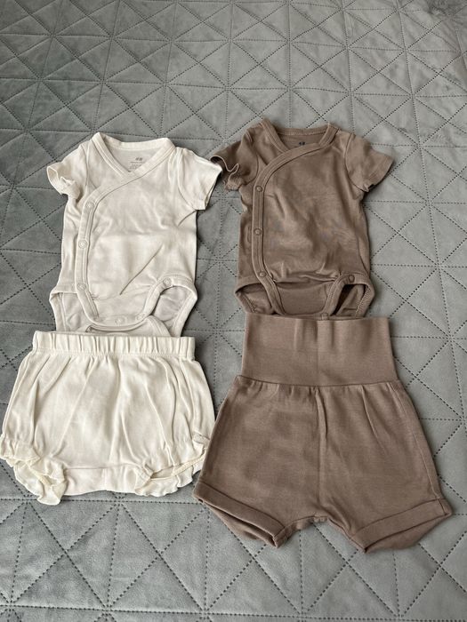 Două seturi pentru fetițe mărimea 50/56 H&M