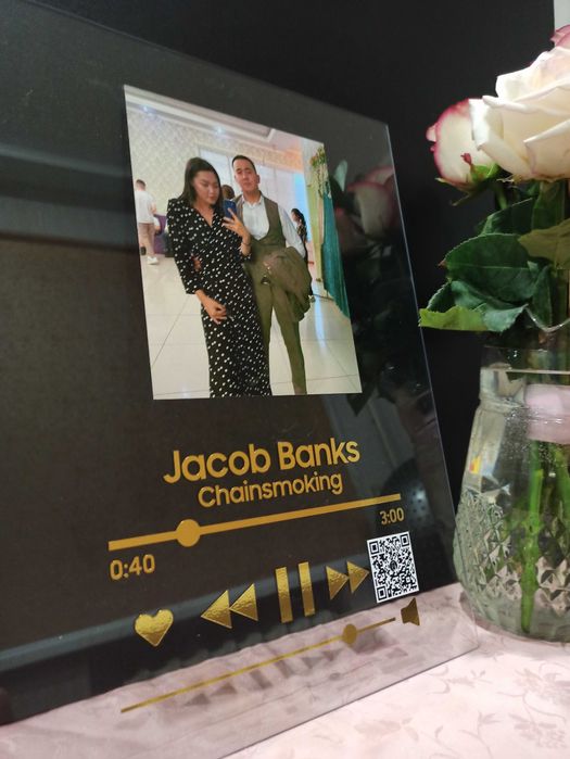 Трек рамка пластинка подарок