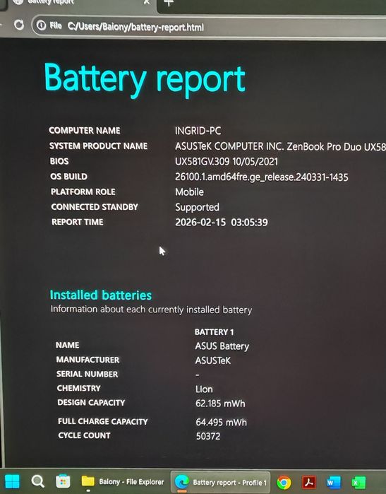 Laptop ultraportabil ASUS ZenBook Pro Duo UX581GV