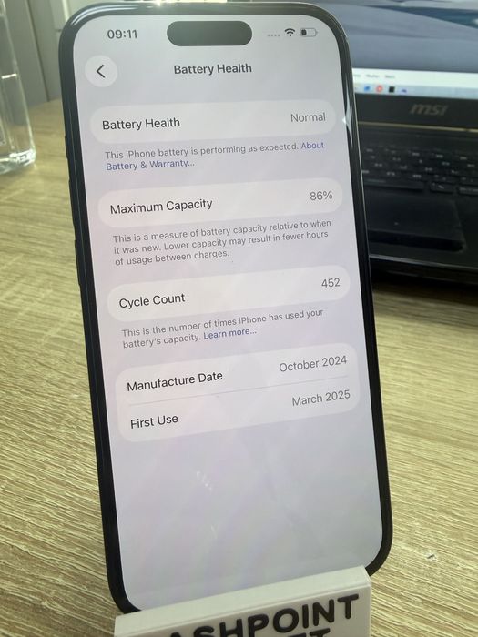 Vând iPhone 15, 128 GB