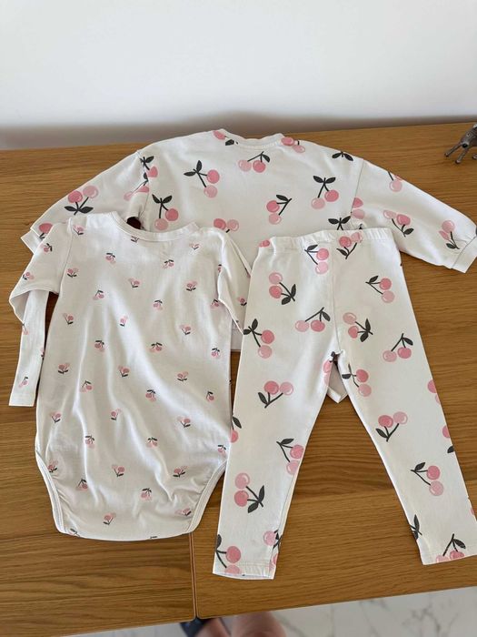 Set H&M 3 piese 92 cm 18-24 luni