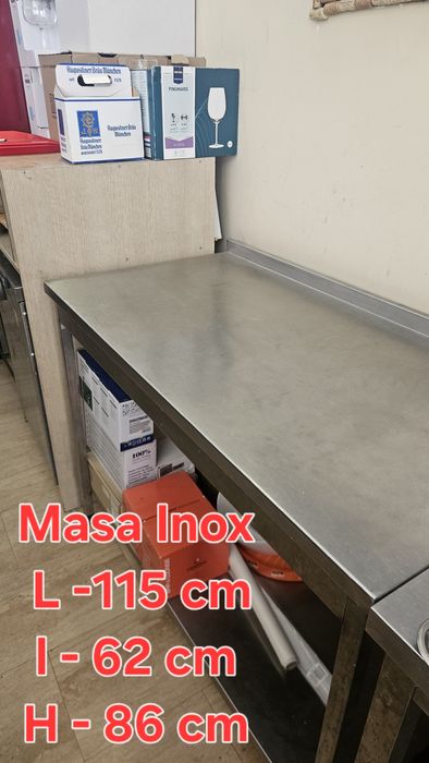Masa inox horeca