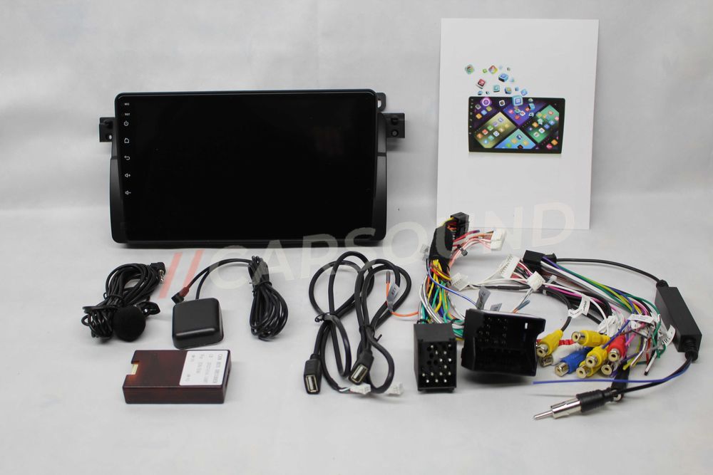 BMW e46 - 9" Android 14 Мултимедия БМВ е46 3 Серия Навигация Андроид