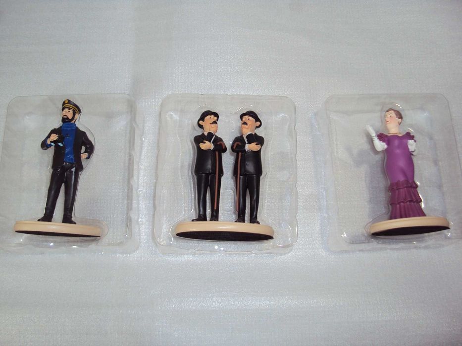 lot de 3 figurine LES AVENTURES DE TINTIN
