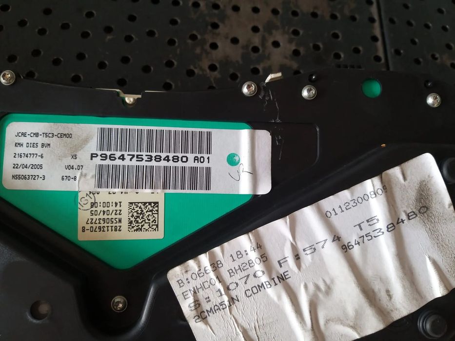 Ceasuri bord diesel peugeot 307 3a c p9647538480a01 281136708 9647538480