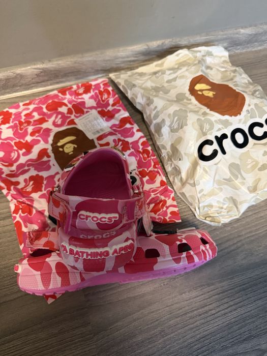 Кроксы bape crocs