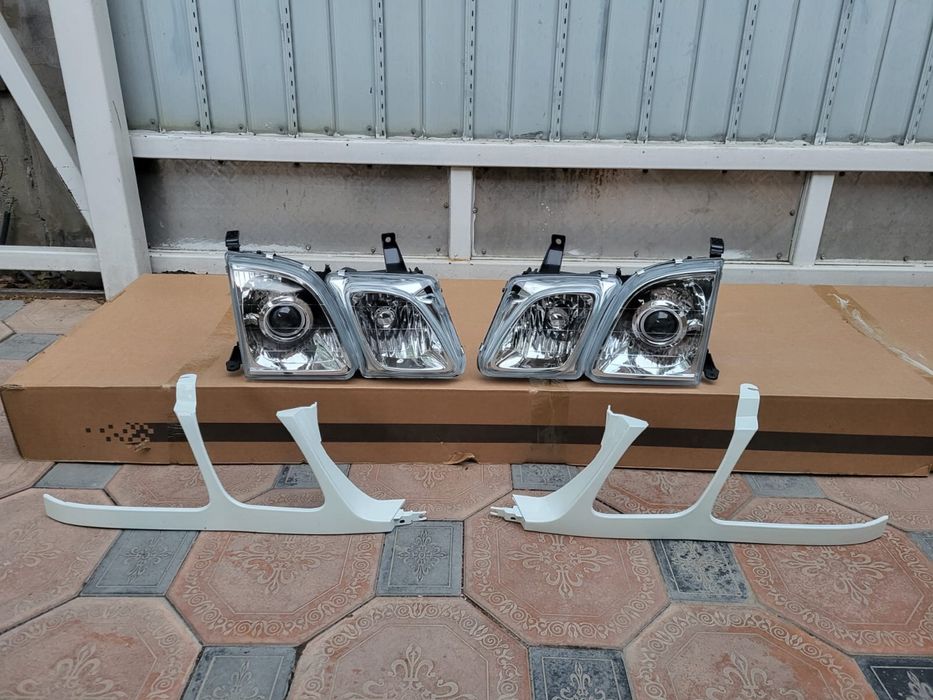 Lexus lx470 реснички на фары Лексус лх470 реснички под решетку и фары