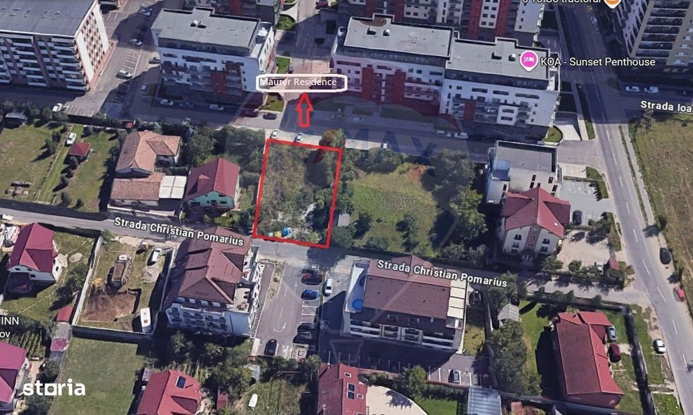 Teren de închiriat–700 mp –Tractorul, Brașov | Str. Christian Pomarius
