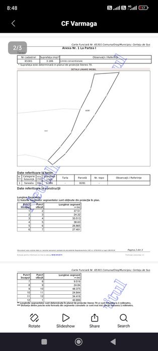 Teren intravilan 3.186 mp – Sat Vărmaga, Certeju de Sus, Hunedoara – luminiș la poalele muntelui