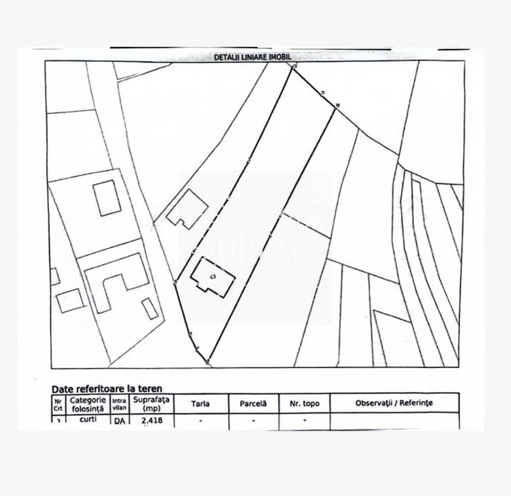 CASĂ INDIVIDUALĂ PE 1 NIVEL  154 mp utili 2.400 mp teren - an constructie 2022 - Feleacu