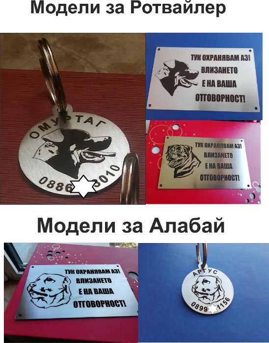 Кучешки медальони. Медальони за кучета