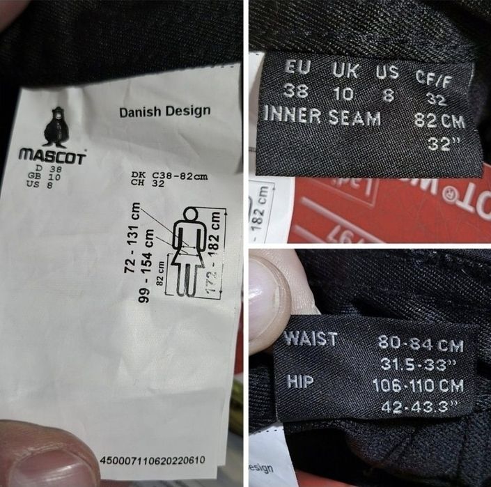 Pantaloni Lucru Lux Mascot Accelerate, 4-Way Stretch, Damă - 38