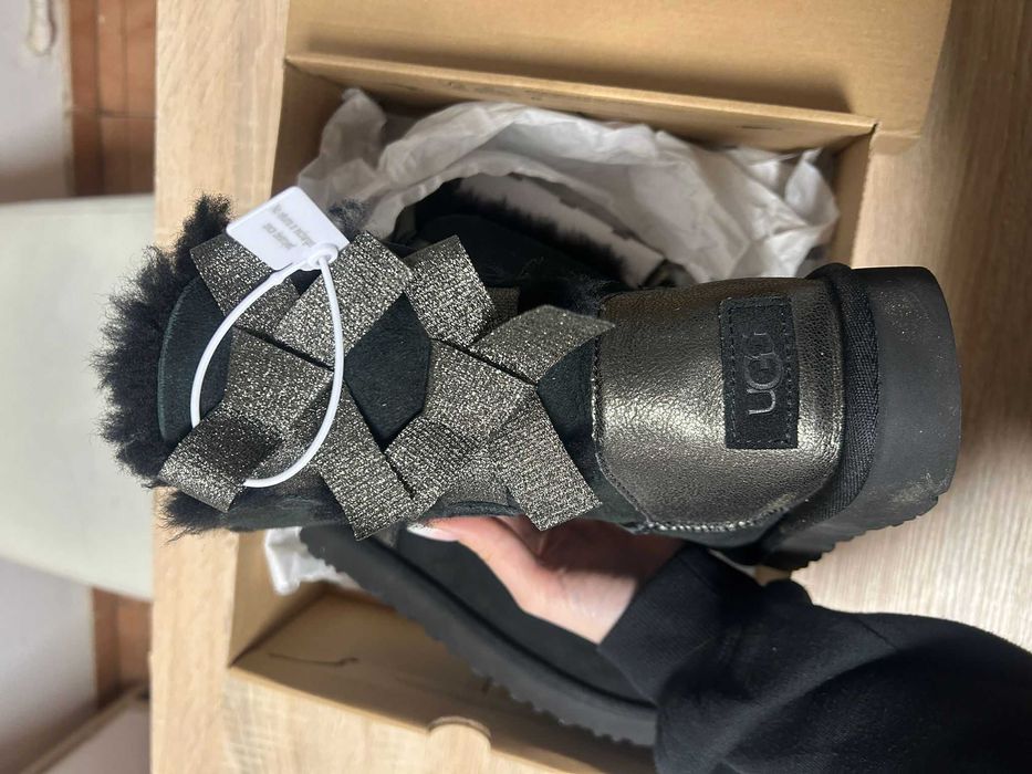 UGG Fundă Ghete de Zăpadă Femei cizme Negru