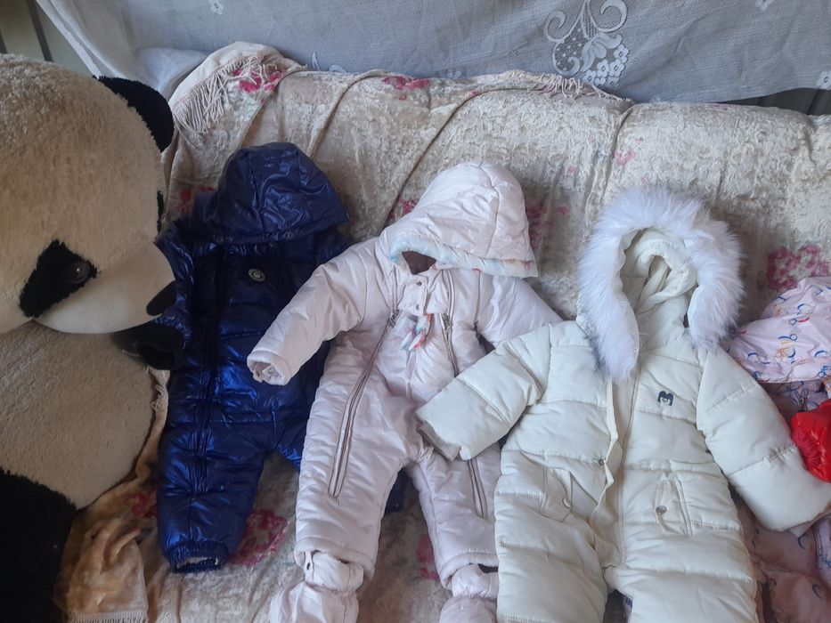 Синий красный комбинезон