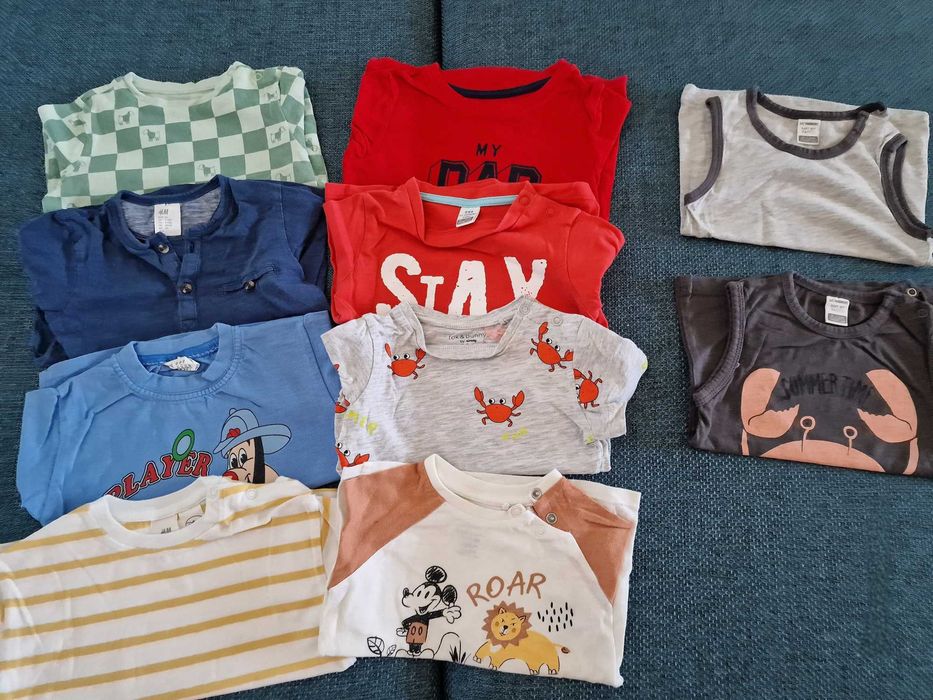 Лот от бебешки дрехи за момче - размер 74/80