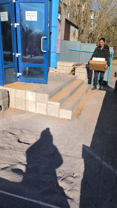 Укладка брусчатки   Благоустройство Могилок