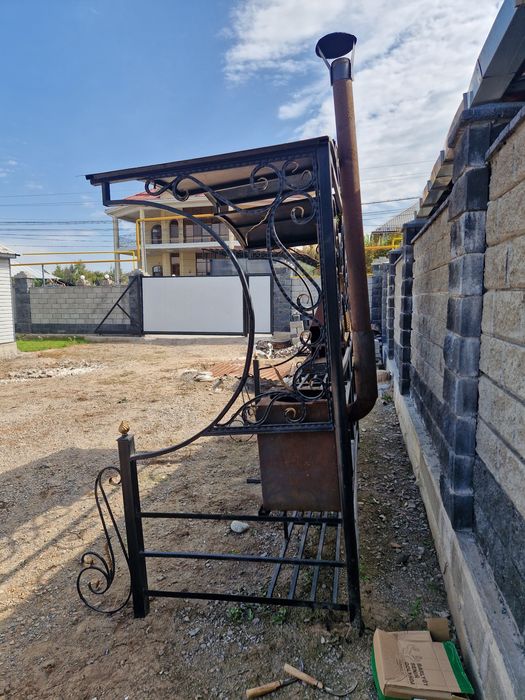 Продам стационарный мангал казан