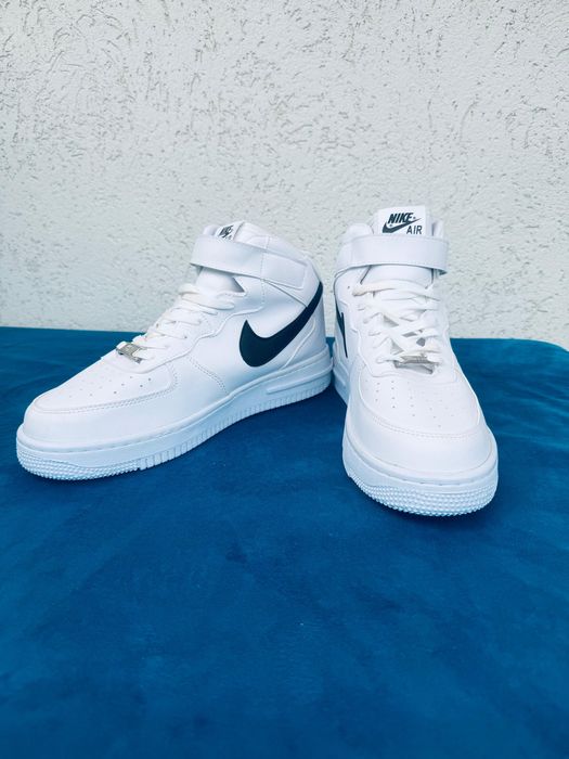Ghete Nike AF1 alb