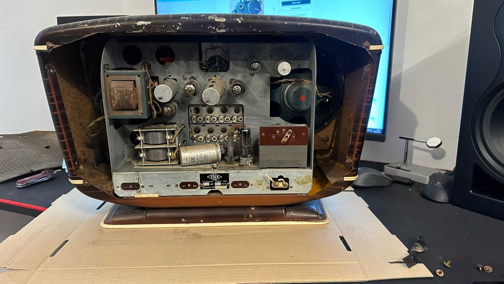 SNR Excelsior 52 radio 1951/1952 retro art deco vintage