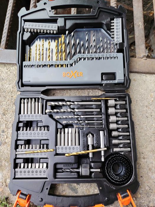 Комплект свредла и битове Boxer