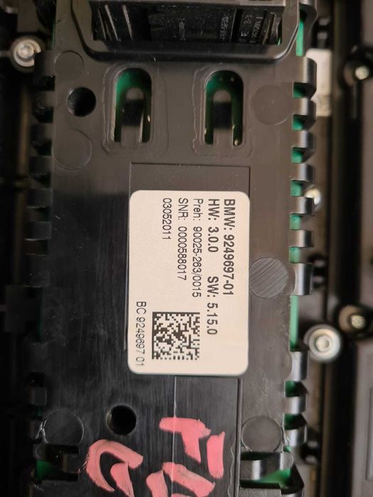 Panou clima ac BMW seria 5 F10 F11 incalzire scaune clima doua zone