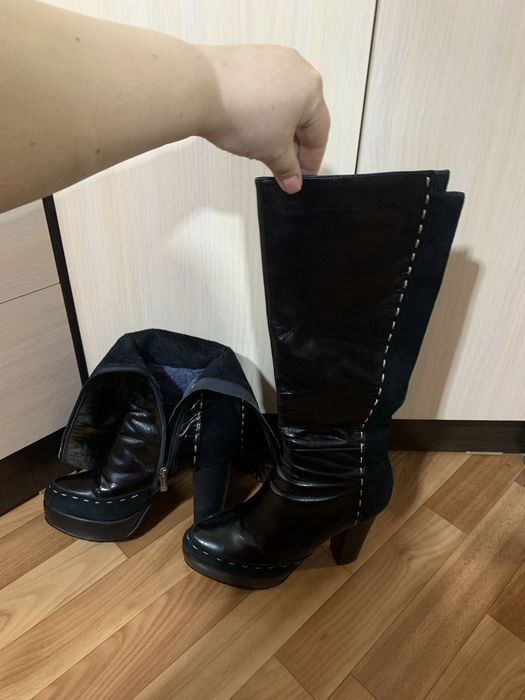 Сапоги зима натуральные