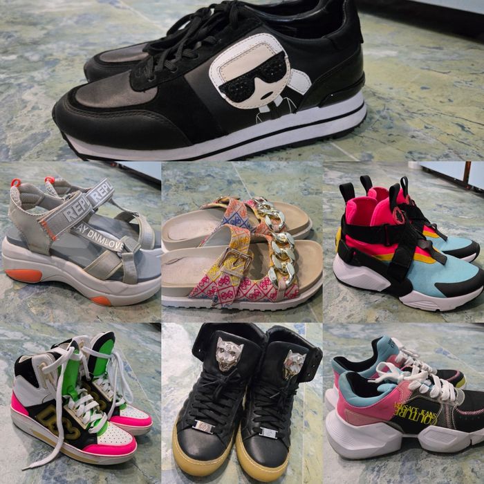 Различни дамски обувки