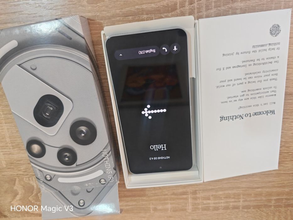 Nothing Phone (3a) Pro 5G, 256GB, 12GB RAM, Grey – garanție până la 21.12.2027