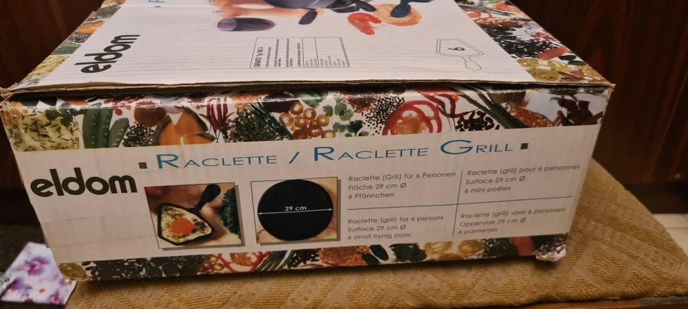 Gratar electric raclette pt 6 persoane