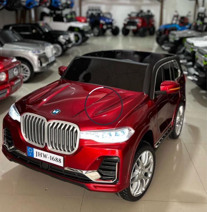 Детский электромобиль двухместный BMW JHW-1688 польный привод 4WD