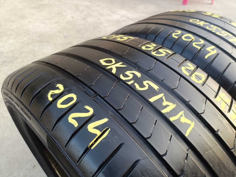 Doua anvelope de vara 275 35 20 pirelli p zero pz4 run flat