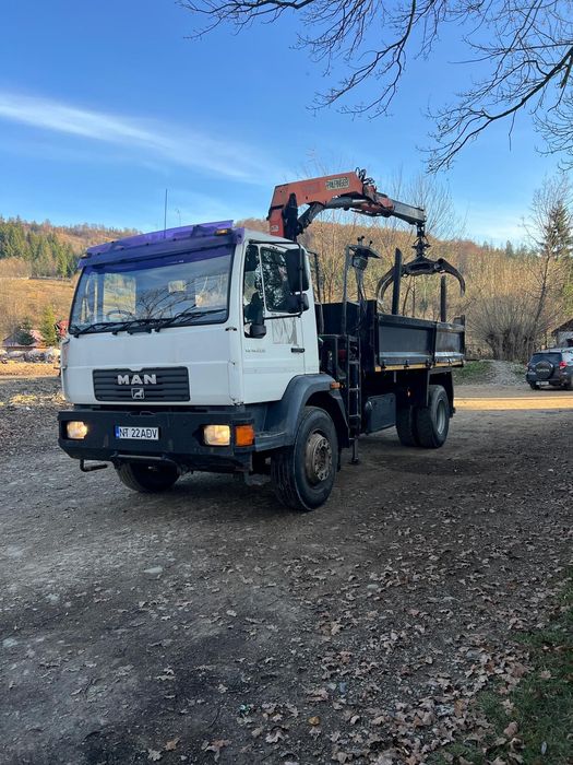 Vând Man 18 tone cu macara!