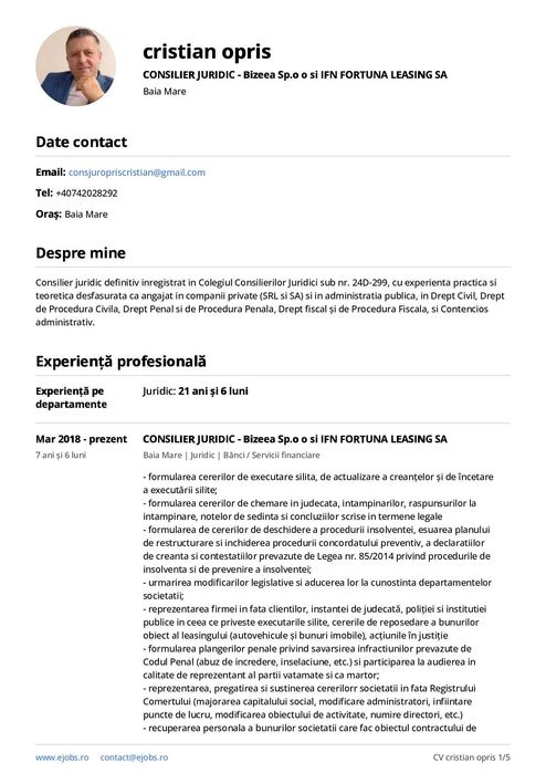 Mentorat in materie juridica