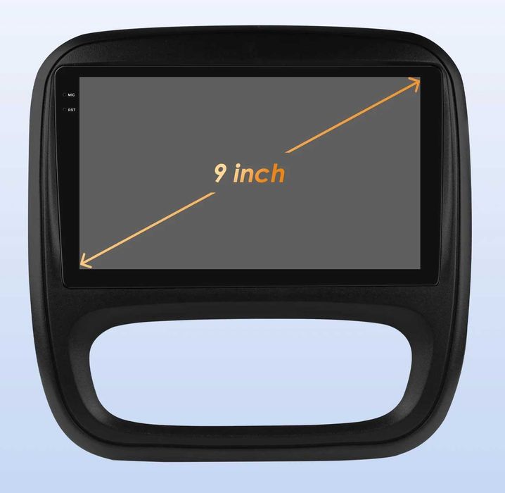 Мултимедия 9″ Android 14 за RENAULT TRAFIC III OPEL VIVARO B Carplay
