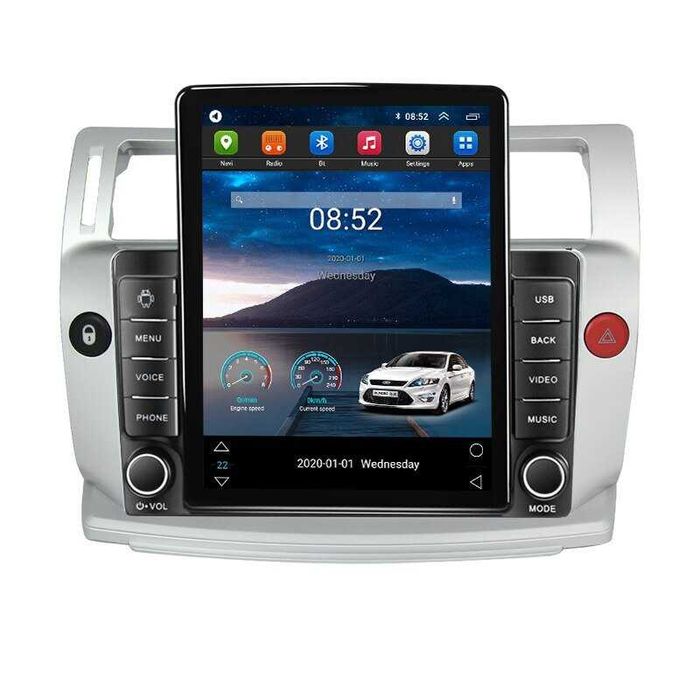 Navigatie Citroen C4 din 2004 - 2011 Ecran TESLA 9.7 inch 4GB RAM Nou
