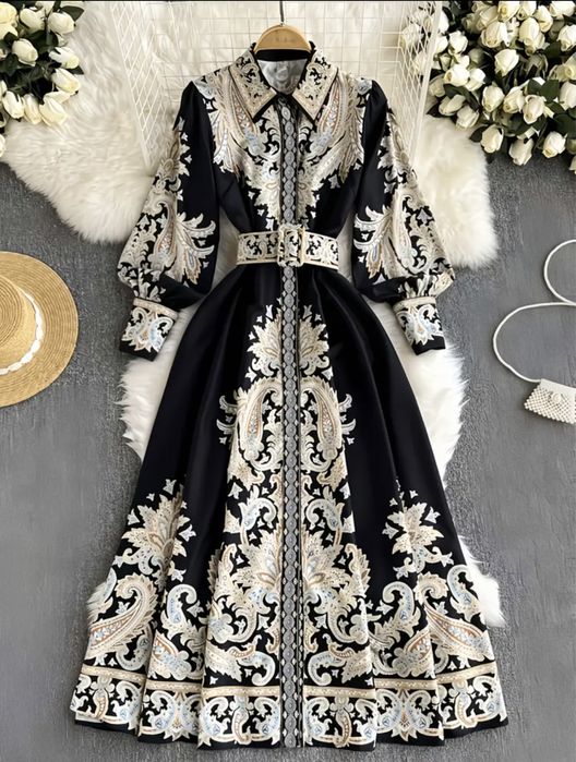 Элегантное винтажное платье